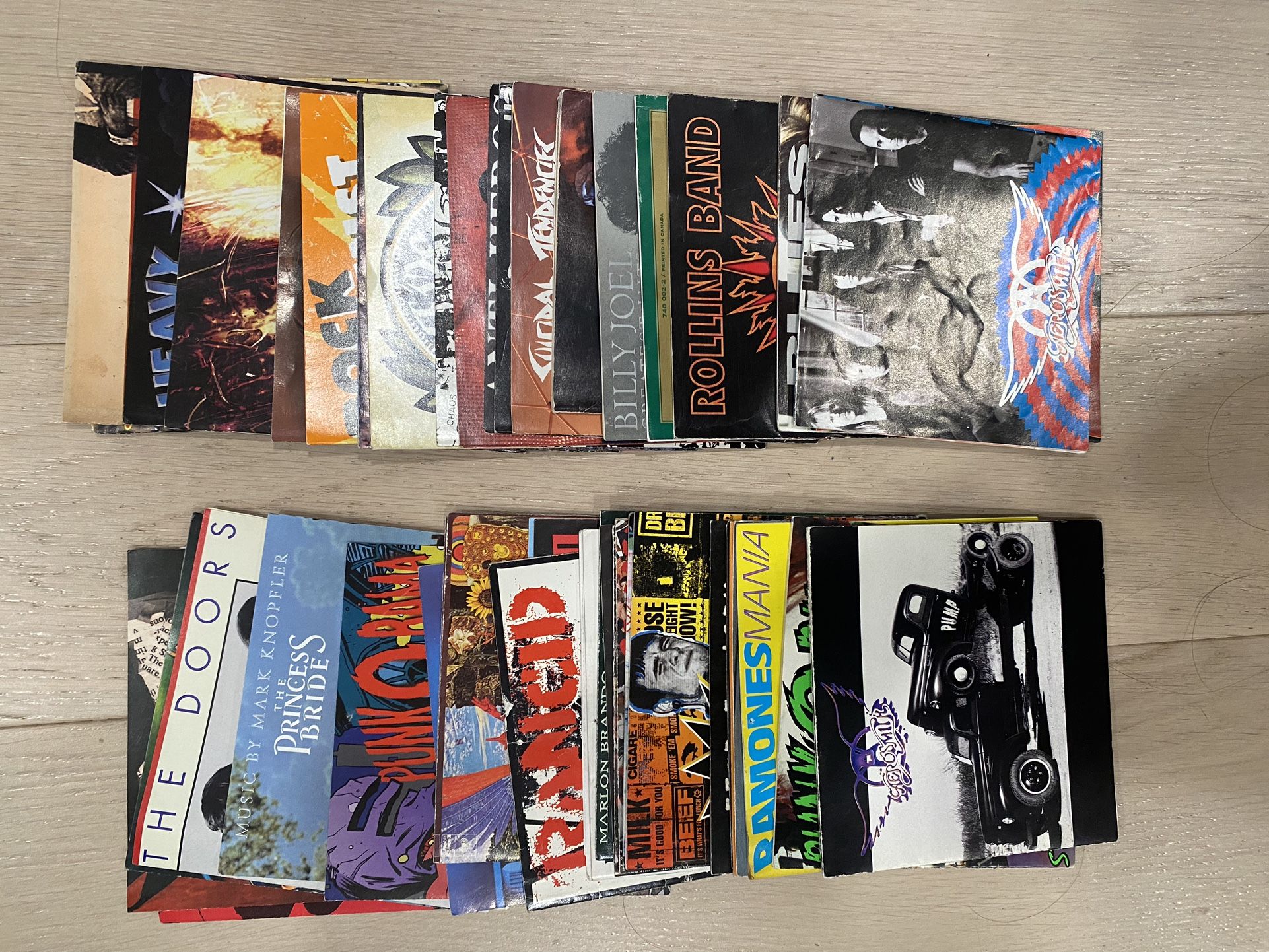 CD Lot Rock And Roll CD Booklets And Inserts