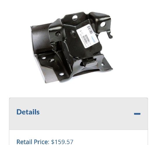 Lot # EI0008: ACDelco GM Genuine Parts 1(contact info removed) Passenger Side Engine Frame Side Mount Is