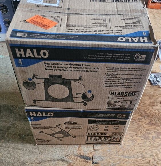 HL 4 in. Mounting Frame
for Round and Square
Canless Recessed
Fixtures (6-Pack )20$)