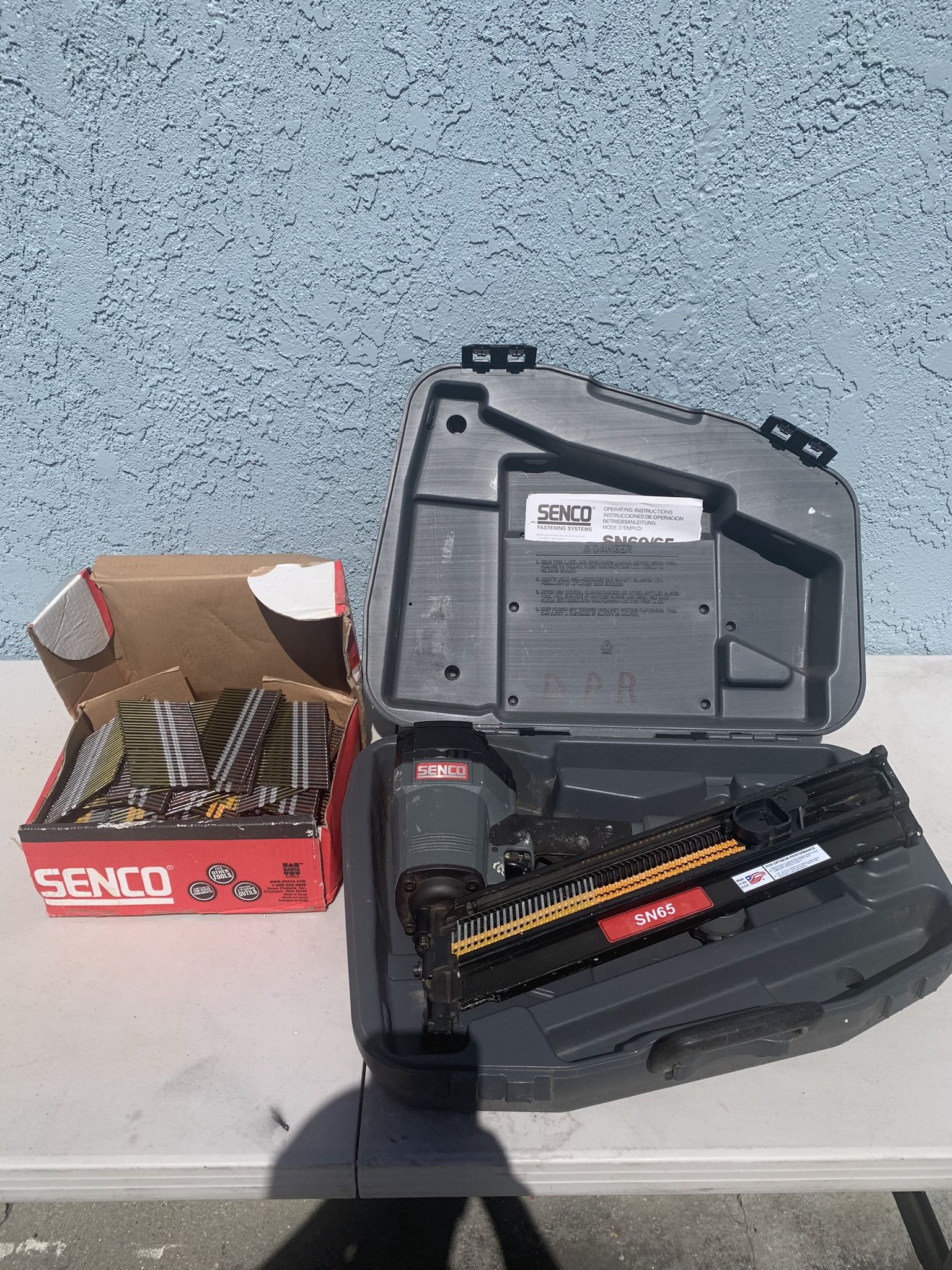 Senco Nail Gun And Box Of Senco Nails 