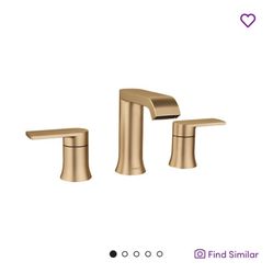 Moen Genta Widespread Double Handle 8 Inch With Drain 