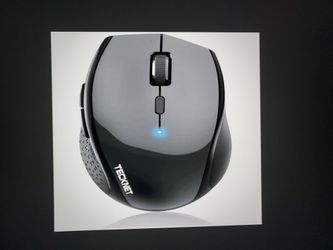 Tecknet Bluetooth Mouse-Shiny Black 4800 DPI For Windows