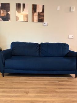 Dark blue couch