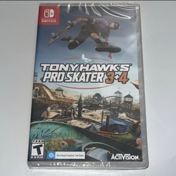 brand new sealed nintendo switch tony hawks pro skater 3+4