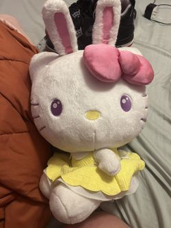 Hello Kitty Plushie (Easter Bunny)