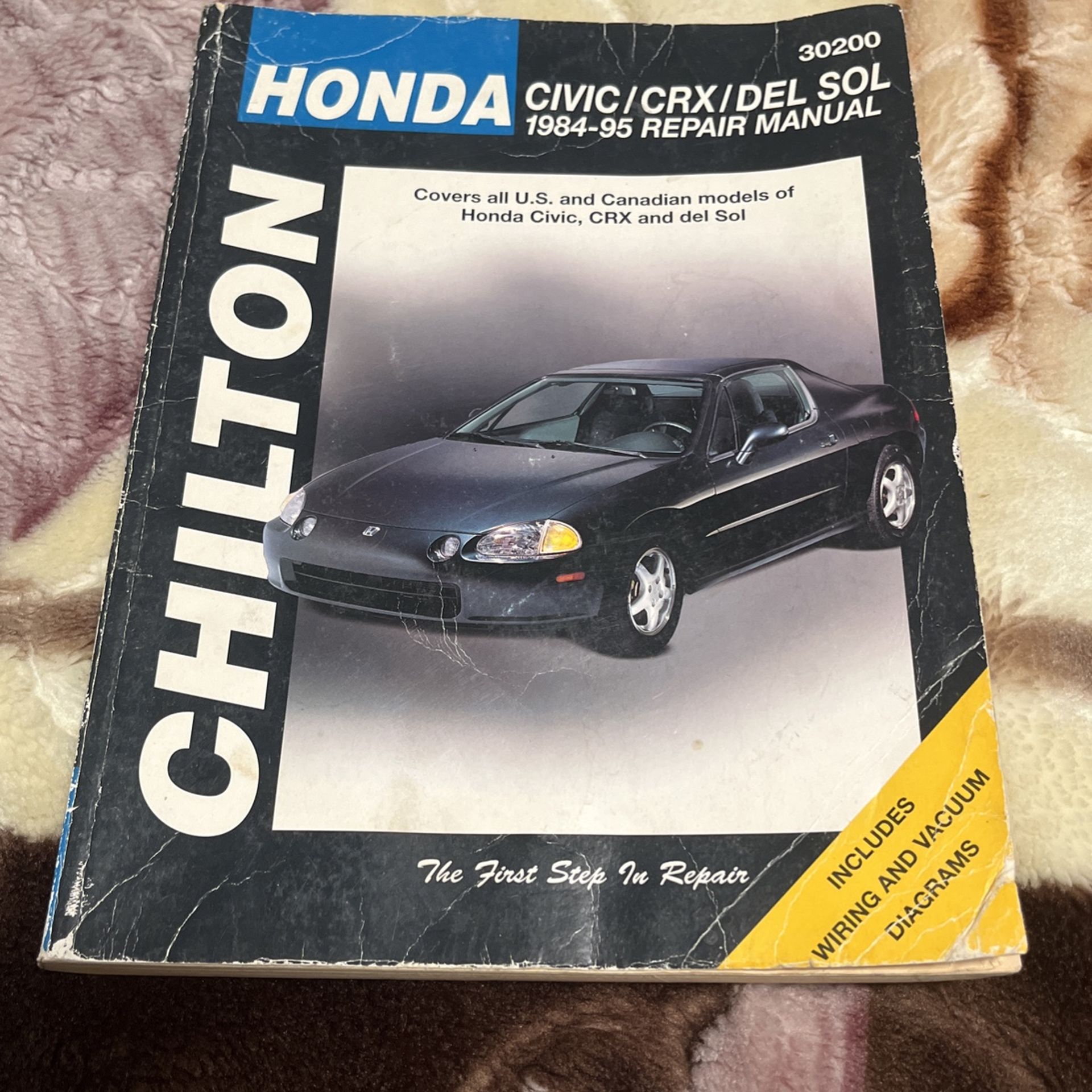 1984-95 Honda Civic/crux/del Sol Repair Manual