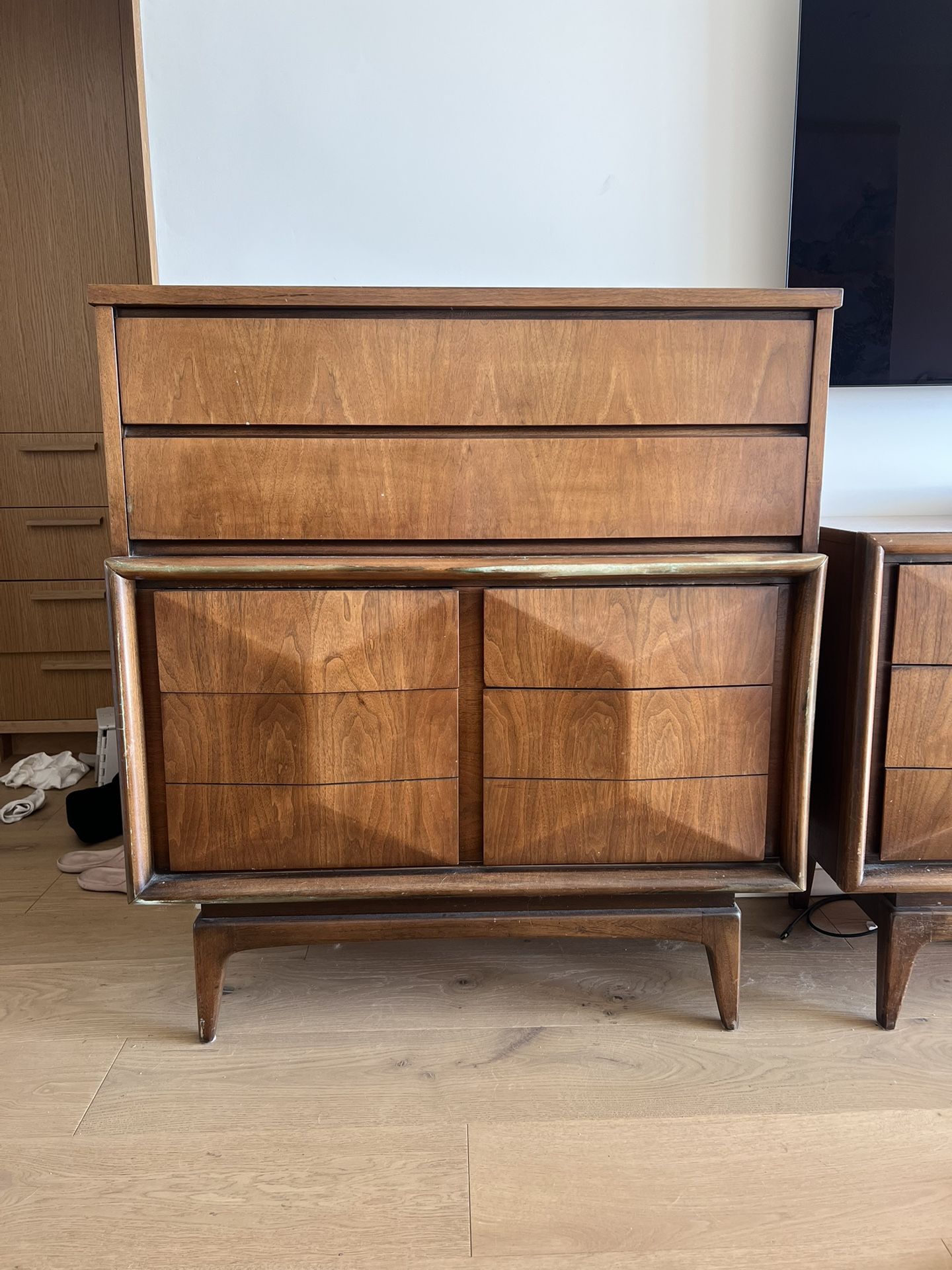 United Furniture Highboy MCM Dresser
