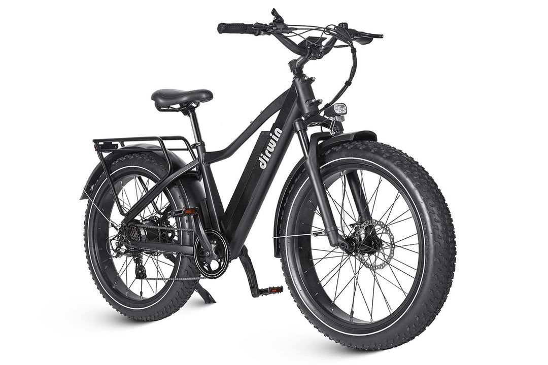 Pioneer Fat Tire Electric Bike (Black)