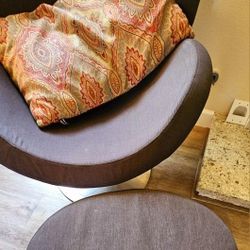 BoConcept Brand Chair & Ottoman