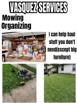 Mowing And Garage Cleaning