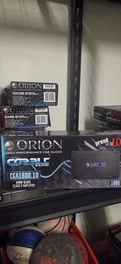 New!! Orion Elite 1600 RMS 1ch Amplifer