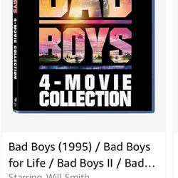 Bad Boys 4 movie Blu-ray Digital copy Set 