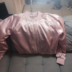 Pink Light Jacket Charlotte Russe XL