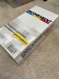 Incohearent The Adult Party Game Where You Compete To Guess The Gibberish