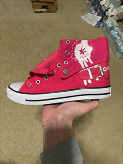 Size 5,6,7,8,9,10 girls - Fuchsia Pink Collection’O Sports High Top Sneakers