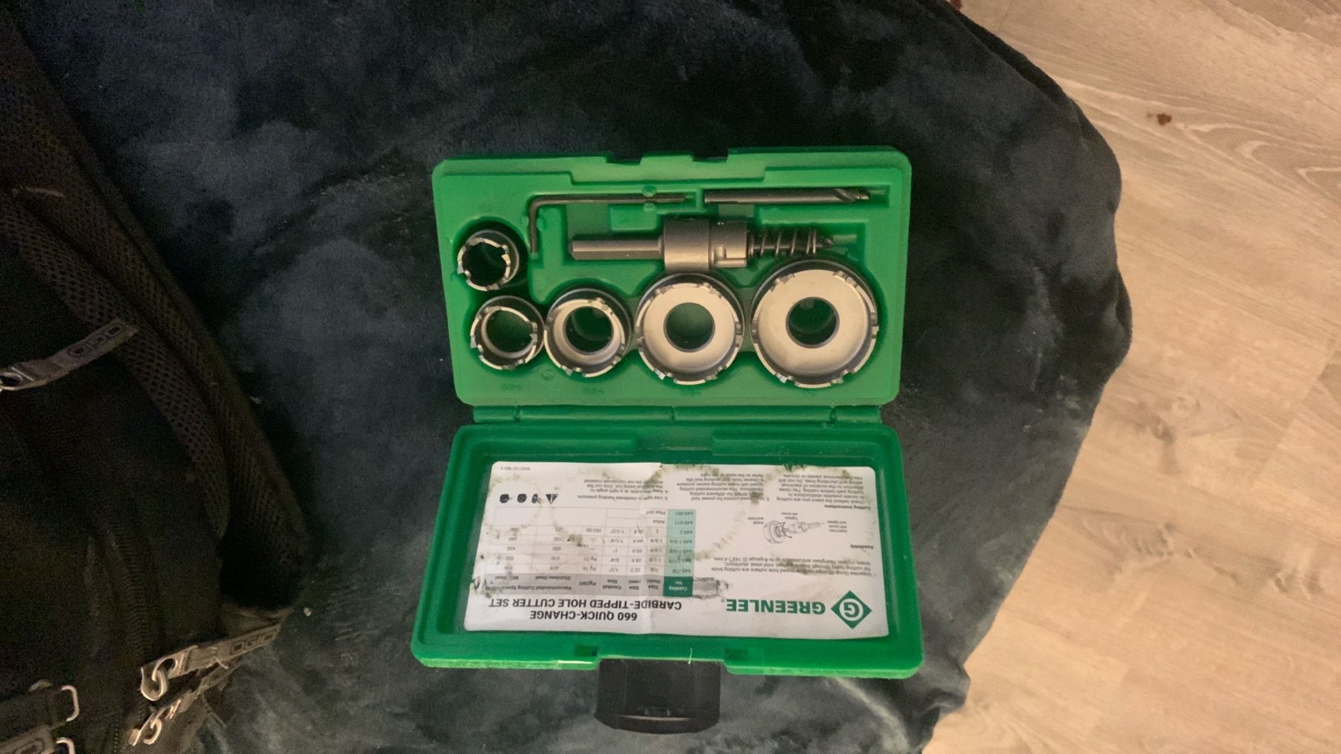 Greenlee quick change carbide hole cutter