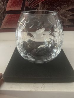 CHRISTOFLE CRYSTAL VASE