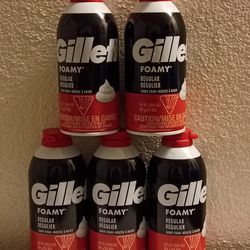 Gillette foam shaving cream $2