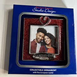 Christmas We Tied the Knot Picture Frame Ornamentation 