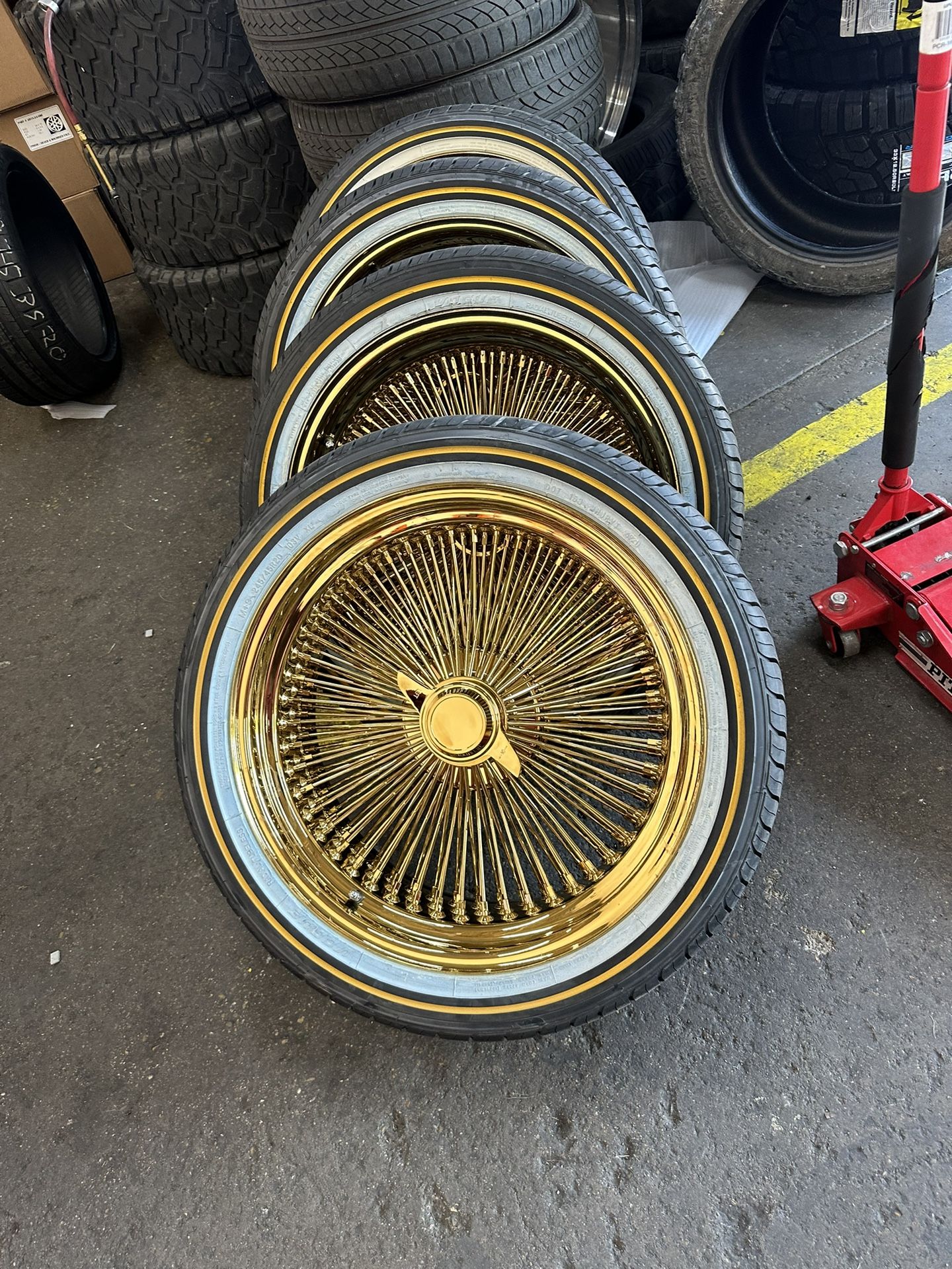 20s Triple Gold 150 Spokes New With New Vogue