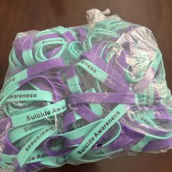 Suicide Awareness Wrist Band Lot
