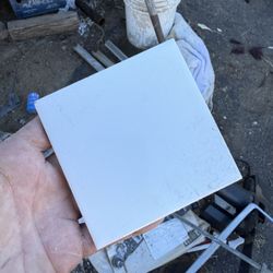 White 4inch Ceramic Tile 