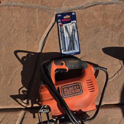 Black+Decker Corded Jigsaw +  Bosch Blades
