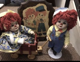 Raggedy an Andy collectibles new collection $30