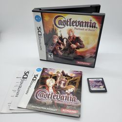 Castlevania Portrait Of Ruin CIB Complete Konami Nintendo DS