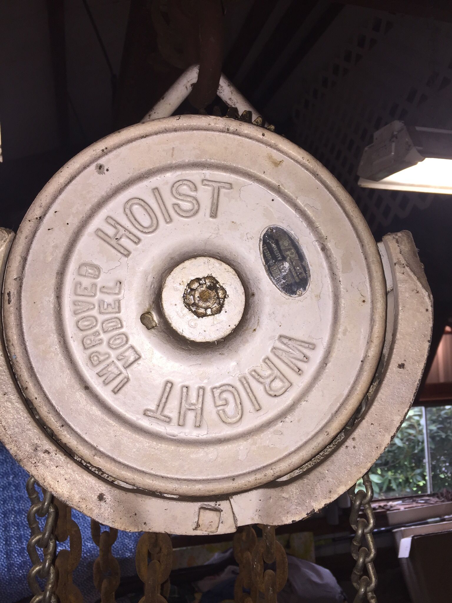 Rare Vintage Chain Hoist