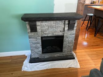 Electric fire place/harth