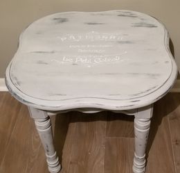 Rustic end table