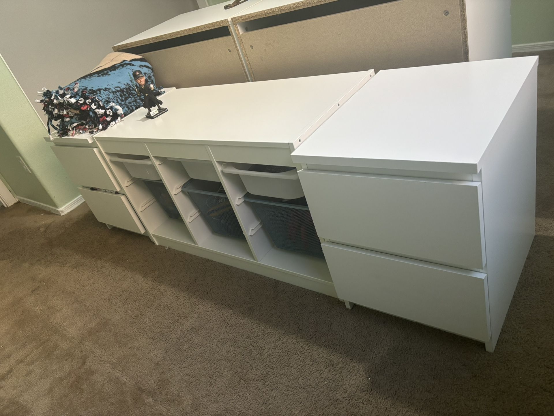 IKEA White Dressers 