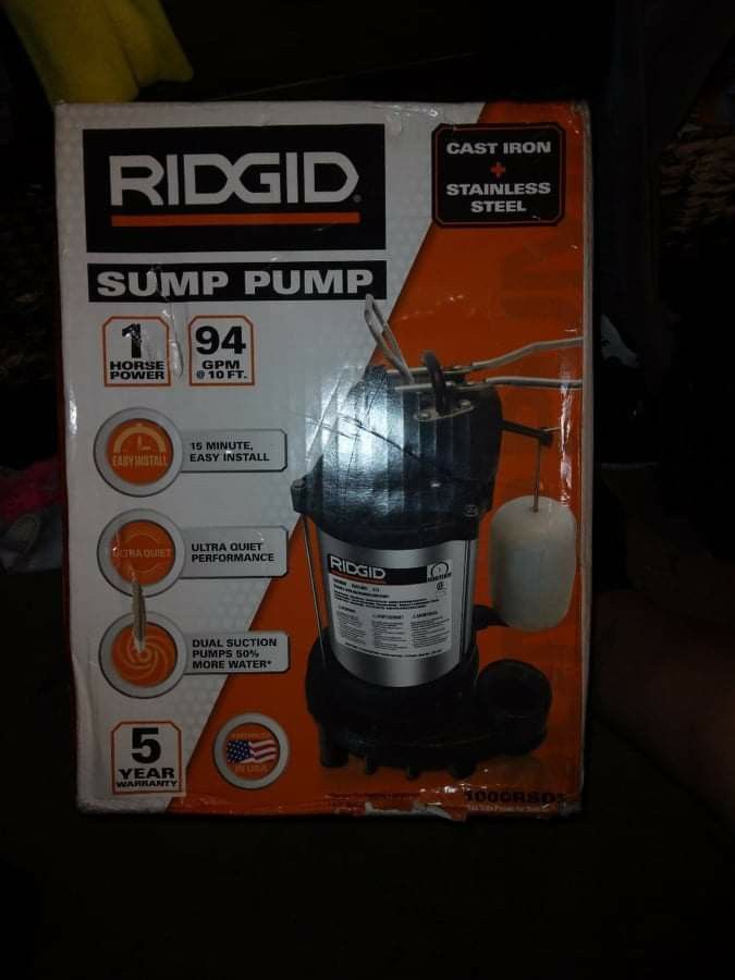 rigid sump pump