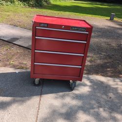 Nice Craftsman 4 Drawer Limited Edition Steel Rolling Tool Cart