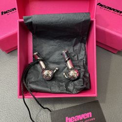 NEW Heaven by Marc Jacobs Soccer Ball B*ng Earrings With Box And Tag