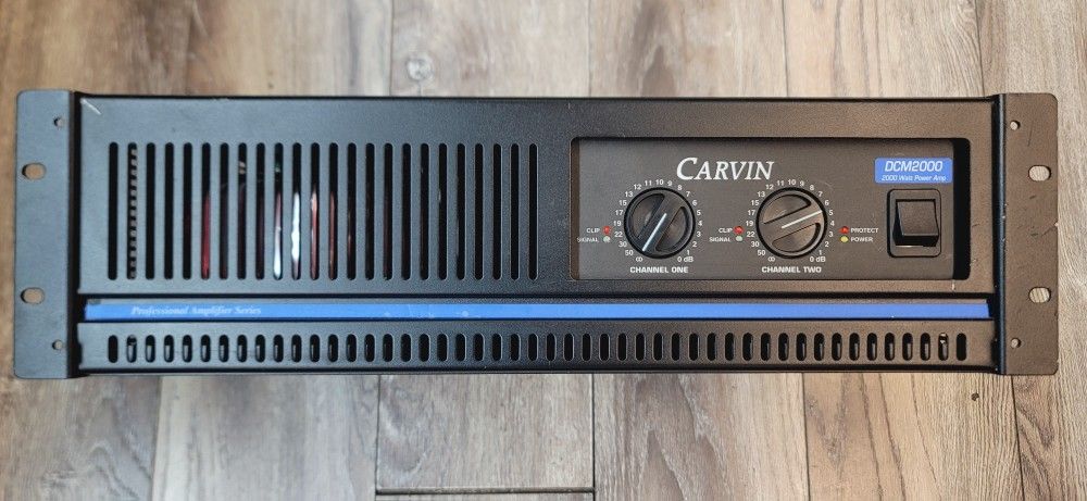 Carvin DCM2000 Stereo Power Amplifier 2000 watt (U.S.A. Made) for