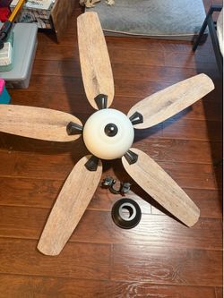 Hunter Channing 54” Bronze Fan - Used, Works fine