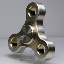 Functional Fidget Spinner Silver Bar 4.40 oz - custom made 999 fine silver