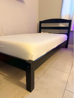 Twin Bed frame & Mattress