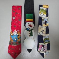Christmas/winter themed ties
