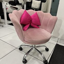 Pink Vanity Chair