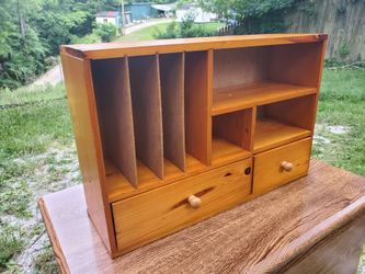 Wooden Desk Organizer