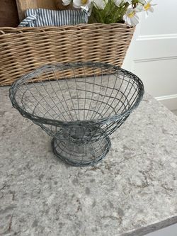 Metal decor bowl $5