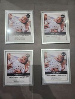 Special Moments 8x10 Silver Photo Frames – Set of 4