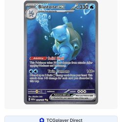Blastoise ex - 200/165