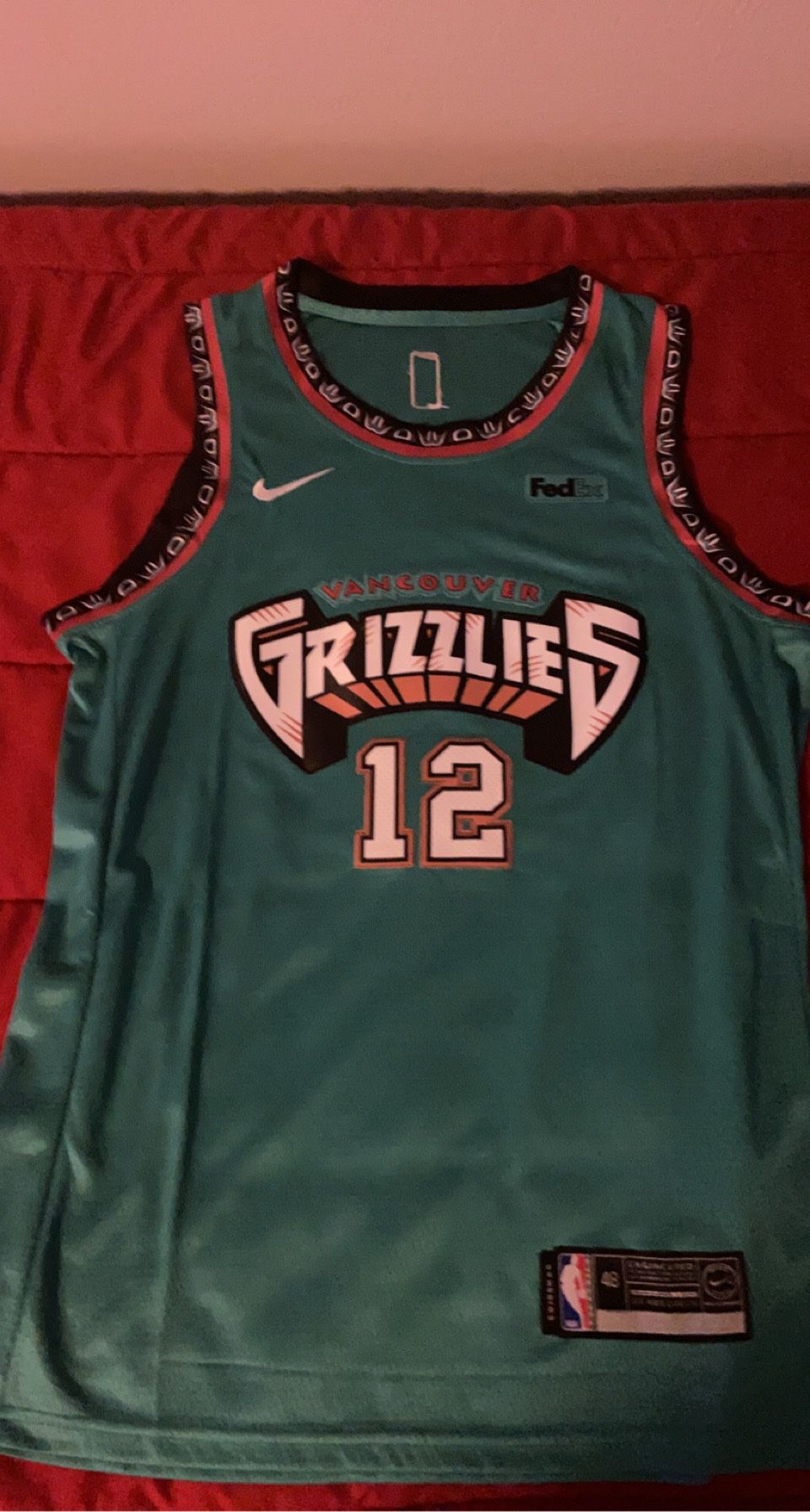 grizzlies green jersey