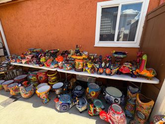 Macetas de Talavera y Decoraciones diferentes diseños y diferentes $$presios .