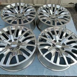 2024 OEM ORIGINAL TAKEOFFS GMC SIERRA DENALI 22 INCH ONLY WHEELS $ 1299 