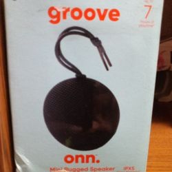 Onn Groove Mini Rugged Bluetooth Speaker 